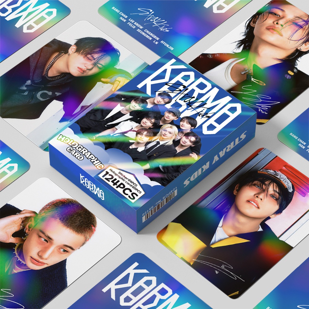 STRAYKIDS 124pcs Novo Álbum Stray Kids KARMA Photocard LOMO Card Set