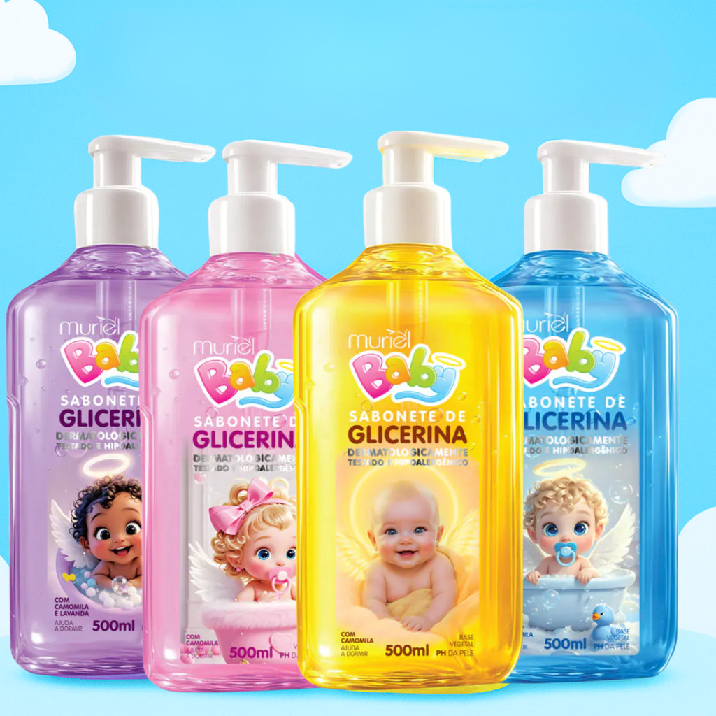 Sabonete de Glicerina Muriel Baby 500ml
