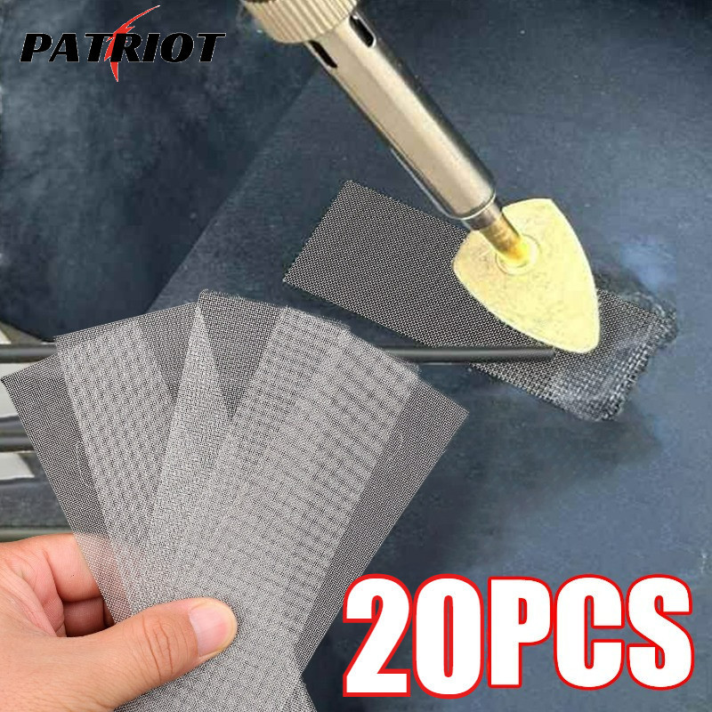 Malha De Reparo De Para-Choque De Carro De Aço Inoxidável 20x15cm , Rede De Proteção Universal Resis