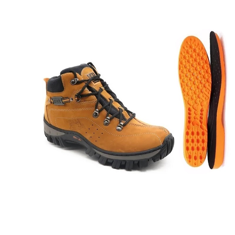Bota Caterpillar Adventure Couro Legítimo Coturno