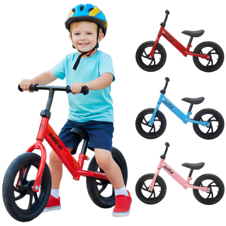 Bicicleta Equilíbrio Sem Pedal Infantil Azul,Rosa