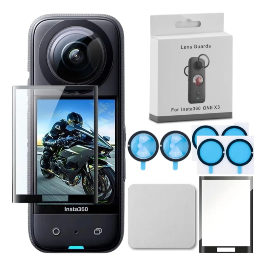 Protetor De Lente Importado Para Insta 360 X3 Lens Guard Nfe