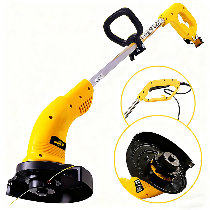 Aparador de grama eletrico 1.600 watts cabo bipartido 110V/220V -2 Saídas de Fio de Nylon