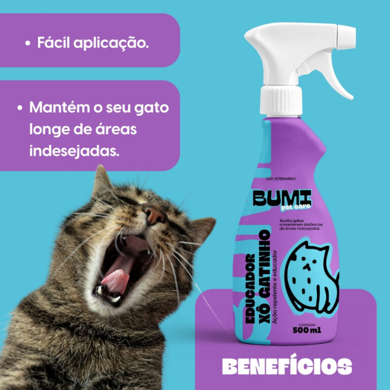 Afasta Gato Bumi Pet Educador Sanitário Xo Gatinh