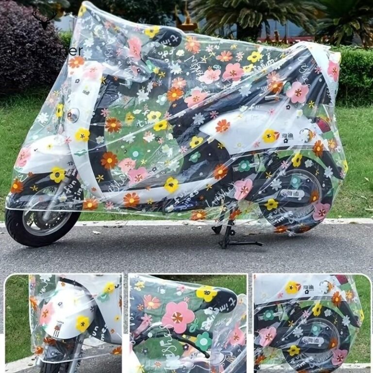 Capa De Bicicleta EVA Com Estampa Floral-Resistent