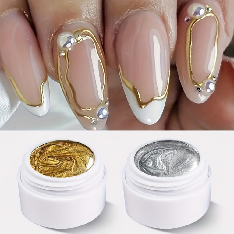 XEIJAYI 2 Peças De Esmalte Em Gel Metálico Pinta