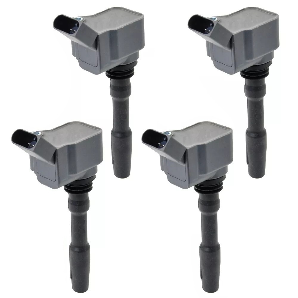 Kit 4 Bobina Ignição A1 A3 S3 A4 A5 A6 Q3 Q5 RSQ3 RS3 TT Jetta Fusca Golf Passat Tiguan 06H905110H /