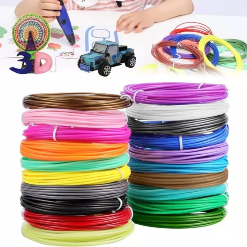 Kit Filamento ABS 10 Cores 1.75mm Alta Temperatura – para Impressora 3D Profissional