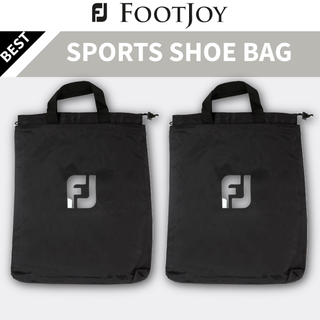 [FootJoy] Bolsa Para Calçados De Golfe E Esportes-Preta
