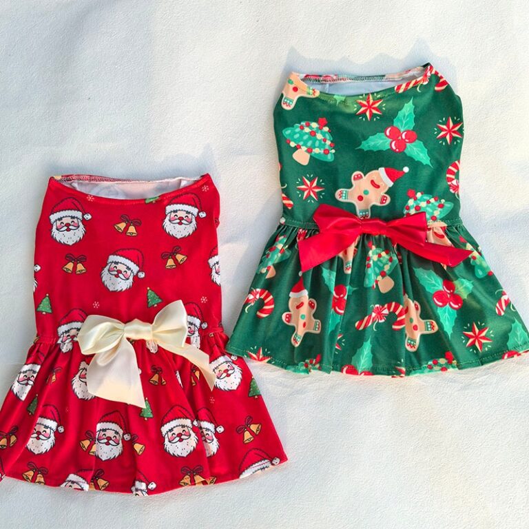 Cão Vestido De Natal Papai Noel Roupas Para Anima