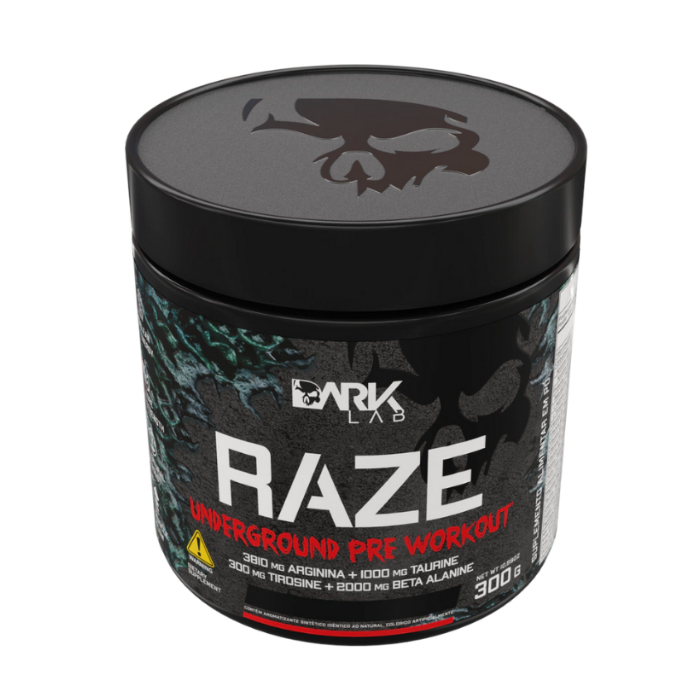 Pré-Treino Raze underground Pre Workout 300g Dark
