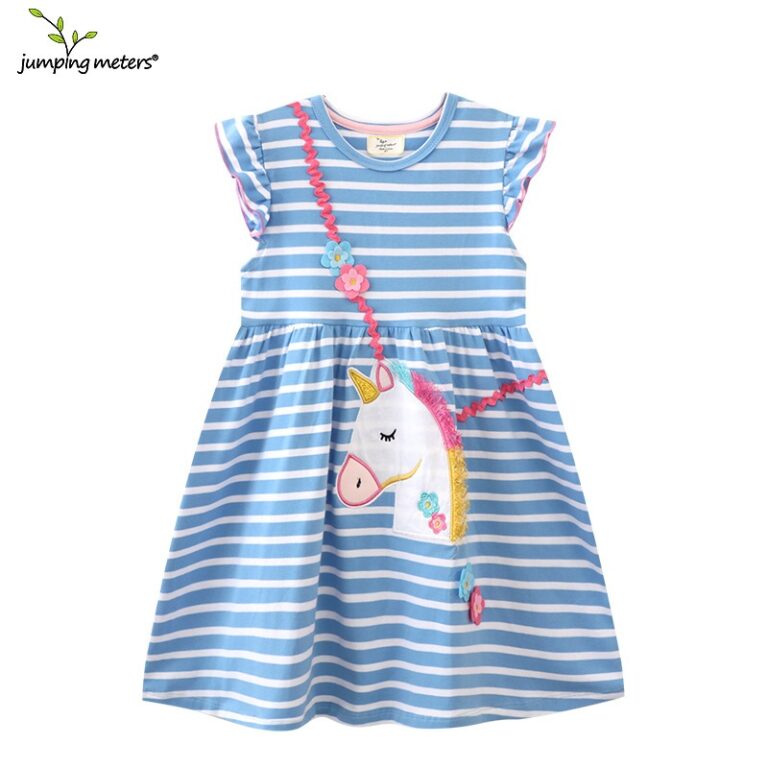 Novo estilo meninas vestido de verão crianças ve