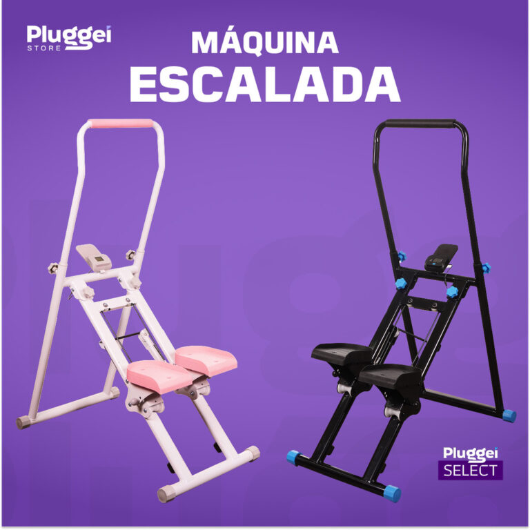 Máquina de Escalada Dobrável até 130kg com Disp