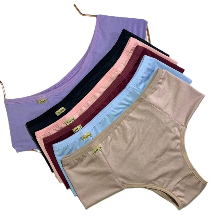 KIT Calcinhas Lateral Dupla Conforto MicroFibra P�