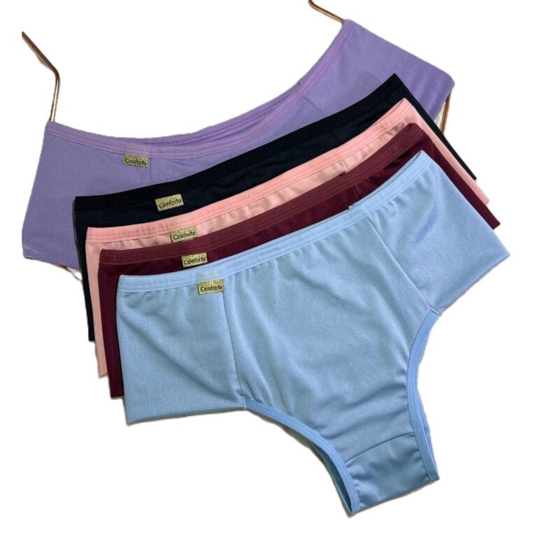 Kit 20 Calcinhas Lateral Dupla Conforto Para Gráv