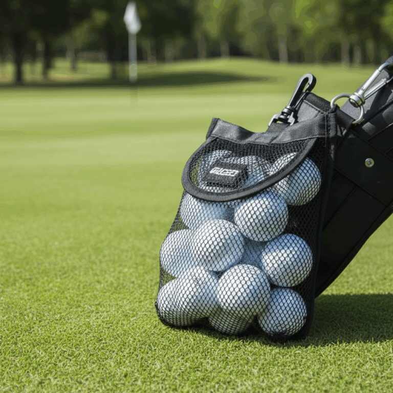 18-Bola Bolsa de Malha de Golfe com Gancho, Armaze