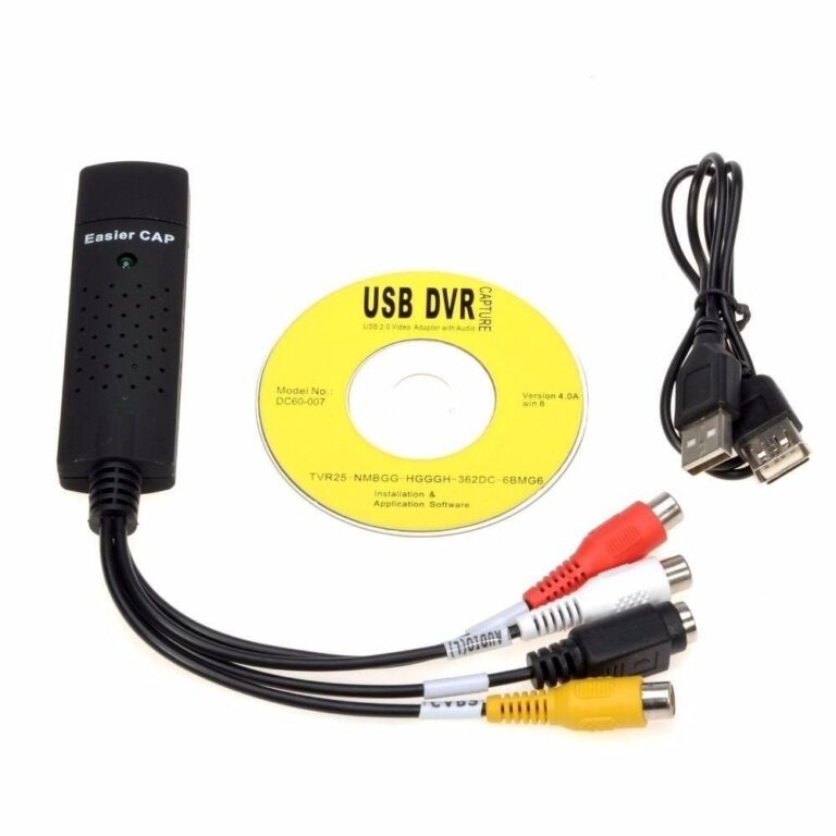 Placa De Captura Vídeo USB Easycap Áudio-vídeo 