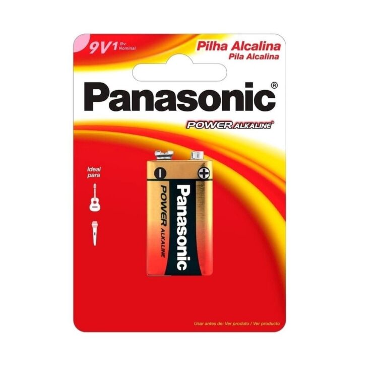 Bateria Alcalina Panasonic 9v- 6LF22XAB/1B