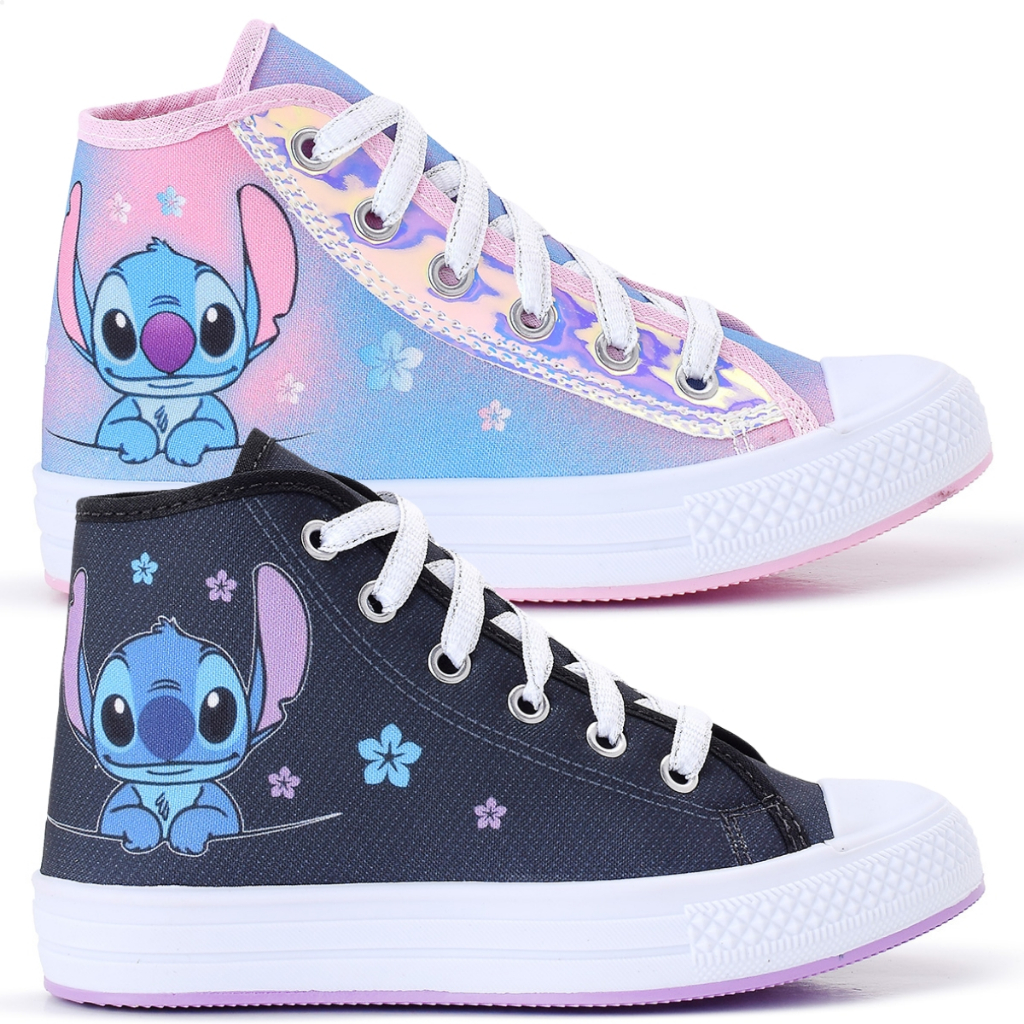 Kit 2 Pares Tênis Infantil Feminino Botinha Casual Menina Escolar