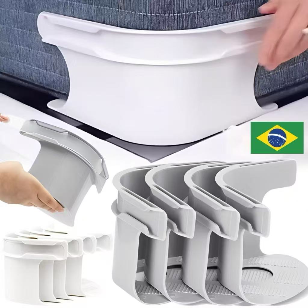 Fixador de Colchão Antideslizante, Fácil de Instalar, Compatível com Cama de Solteiro e Casal
