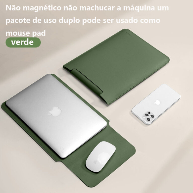Luvas Pasta Capa Case Para Notebook Couro colete m