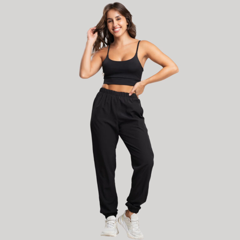 Calça tactel Jogger feminino unissex academia ver