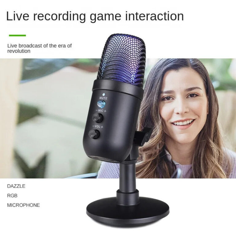 TXP-MU1000 USB Microfone Condensador Profissional 