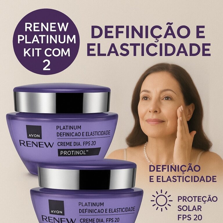 KIT 2 UN – Renew Platinum 55+ Dia Fps 20 Cre