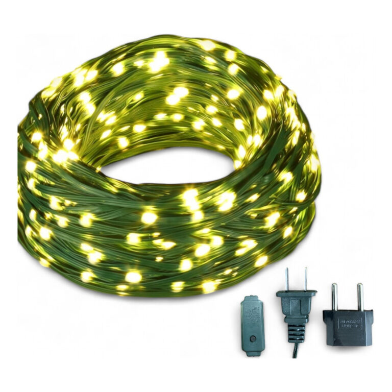 20 Metros Led Pisca Pisca Branco Quente Enfeite De