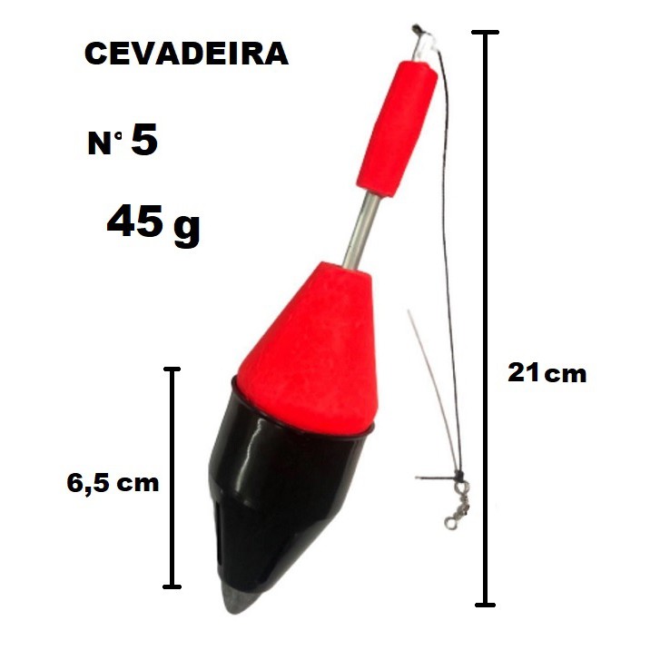 Bóia Cevadeira n. 5 / 45 g – Arremessos Lon