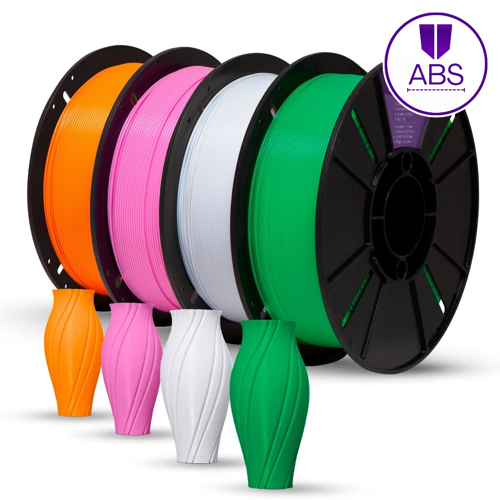 Filamento ABS Premium Para Impressora 3D 1kg 1,75mm Várias Cores Nacional Voolt3D