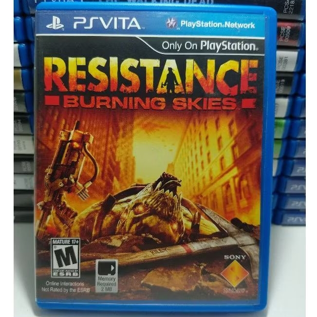 Resistance Burning Skies jogo ps vita