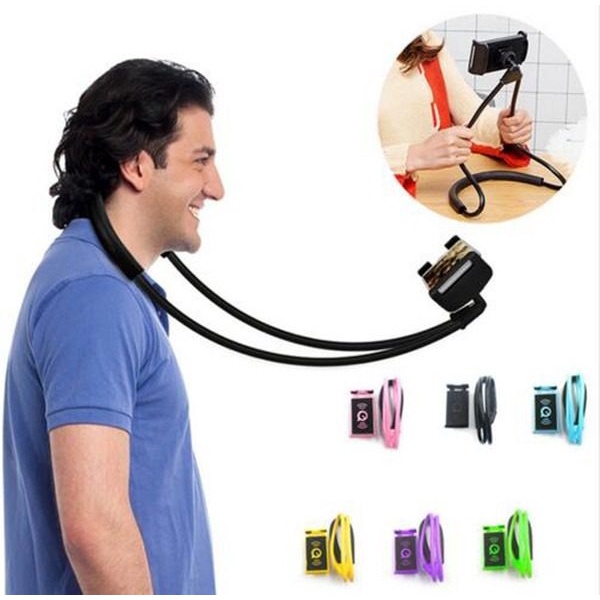 Suporte para Celular Pescoço Mesa Flexivel Articu