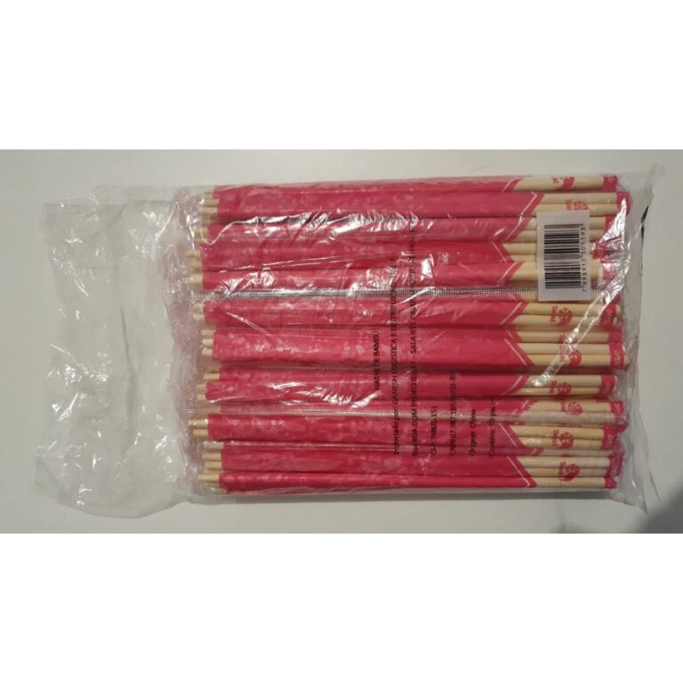 Kit 40 Hashis de Bambu Redondo Waribashi Importado