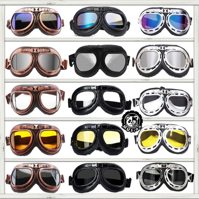 Musion Óculos Moto Retro de Piloto Óculos Motoci
