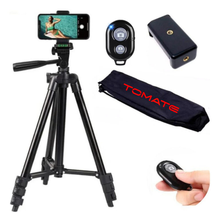 Tripé Profissional Para Câmera E Celular + Bolsa