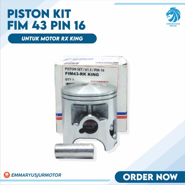 KIT Pistão FIM 43 RX KING Novo STD 0.50 1.00 1.50