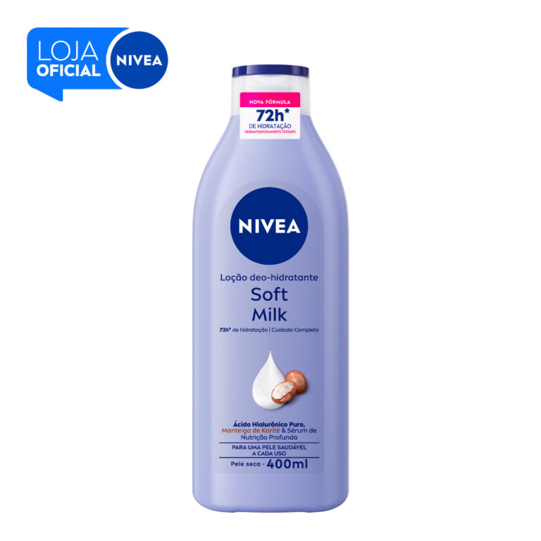 NIVEA Loção Hidratante Desodorante Soft Milk 400