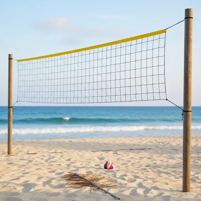 Rede de Volei 7 metros Amadora 1 Faixa com Proteção U.V Atende Volei e Futevolei Recreativo