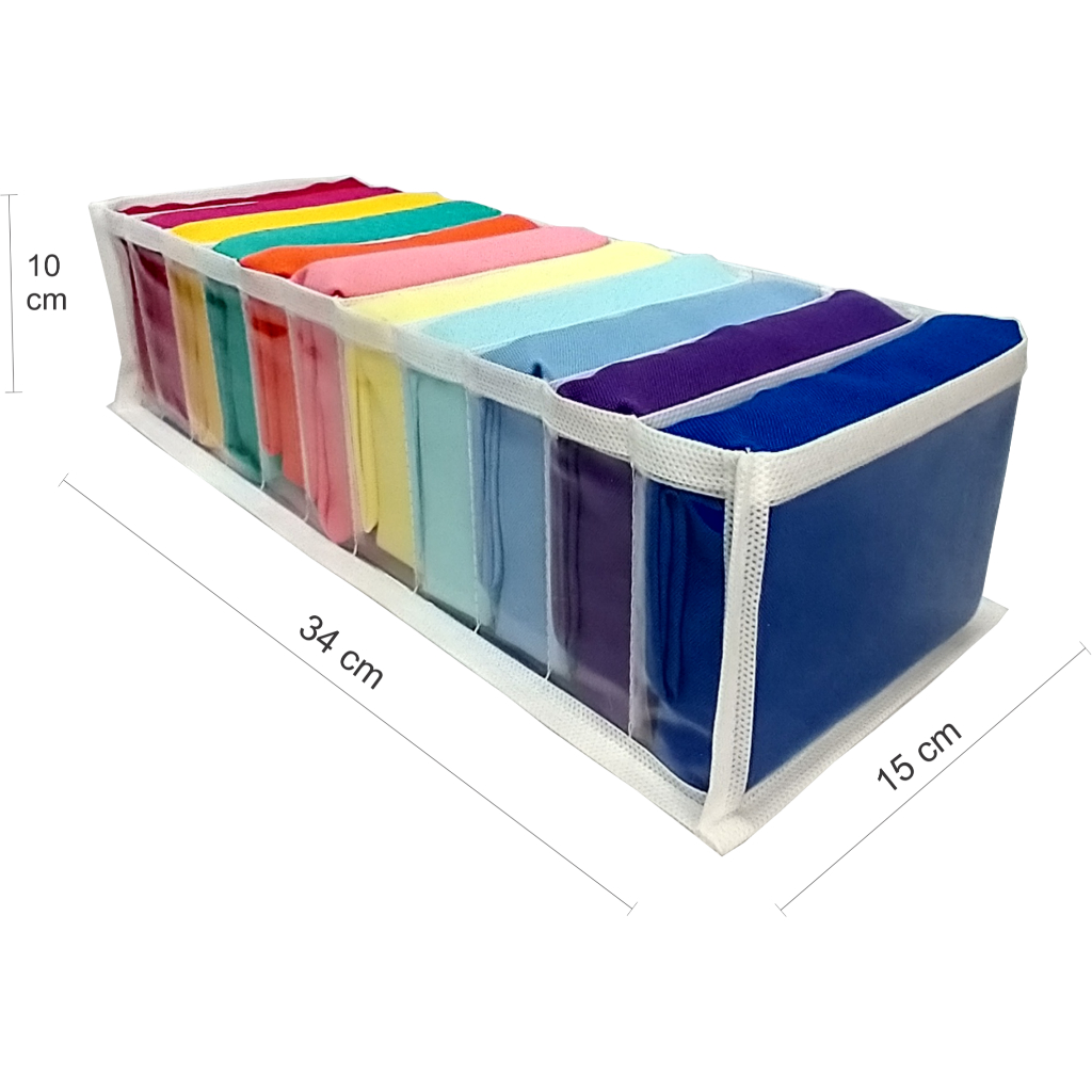 Colmeia Organizadora PP – P – M – G Branco / Organizador de Guarda Roupas – Comprei Organizei