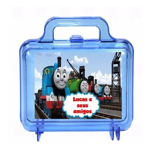 23 Maleta Acrilico + 20 Tubetes Thomas E Seus Amig