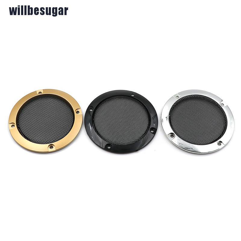 (Willbesugar) Grade De Alto-Falante De Áudio De 3 Polegadas Círculo Decorativo / Grade De Malha De M