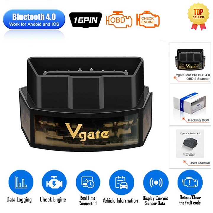 Vgate iCar Pro Bluetooth 4.0 OBD2 Scanner de diagn