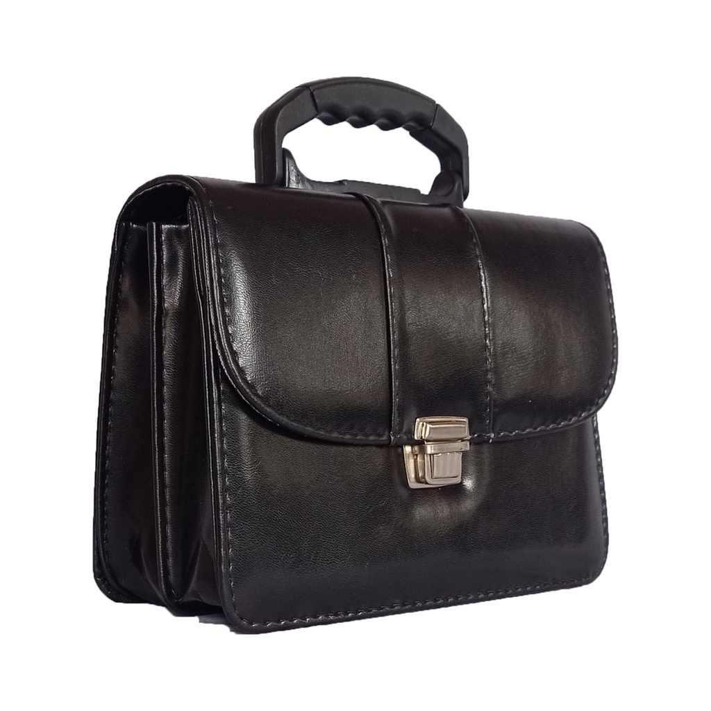 Pasta Executiva Para Bíblia e Hinário CCB Pequena AP Preto Liso R1818