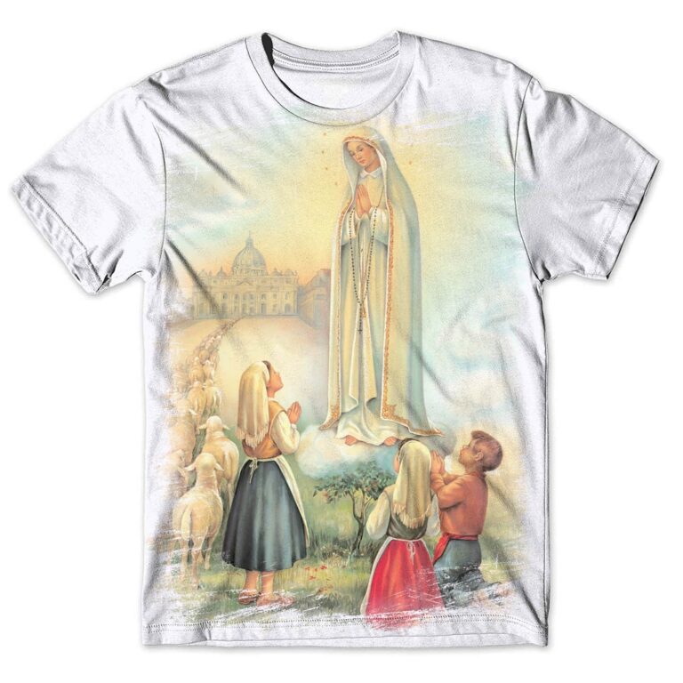 Camisa Camiseta Masculina Nossa Senhora Aparecida 