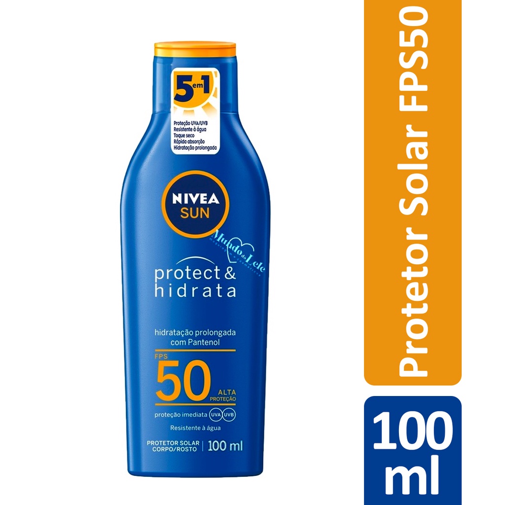 Protetor Solar Nivea Sun Protect E Hidrata Fps50 100ml
