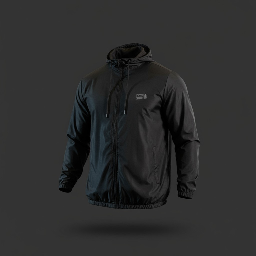 Corta Vento Masculina Impermeável Semi Forrada PRETO