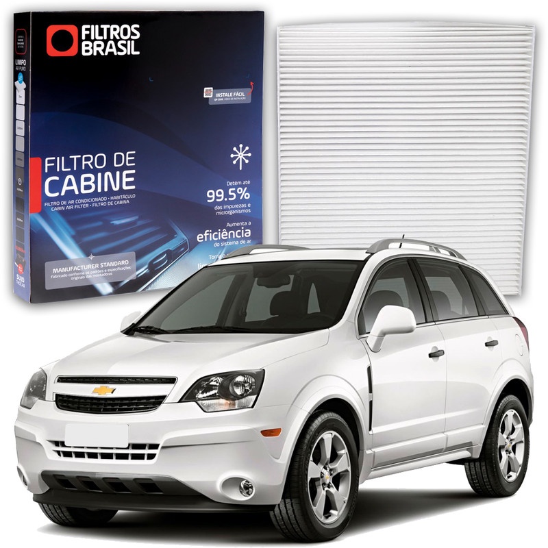 Filtro da Cabine Ar Condicionado General Motors Chevrolet Captiva