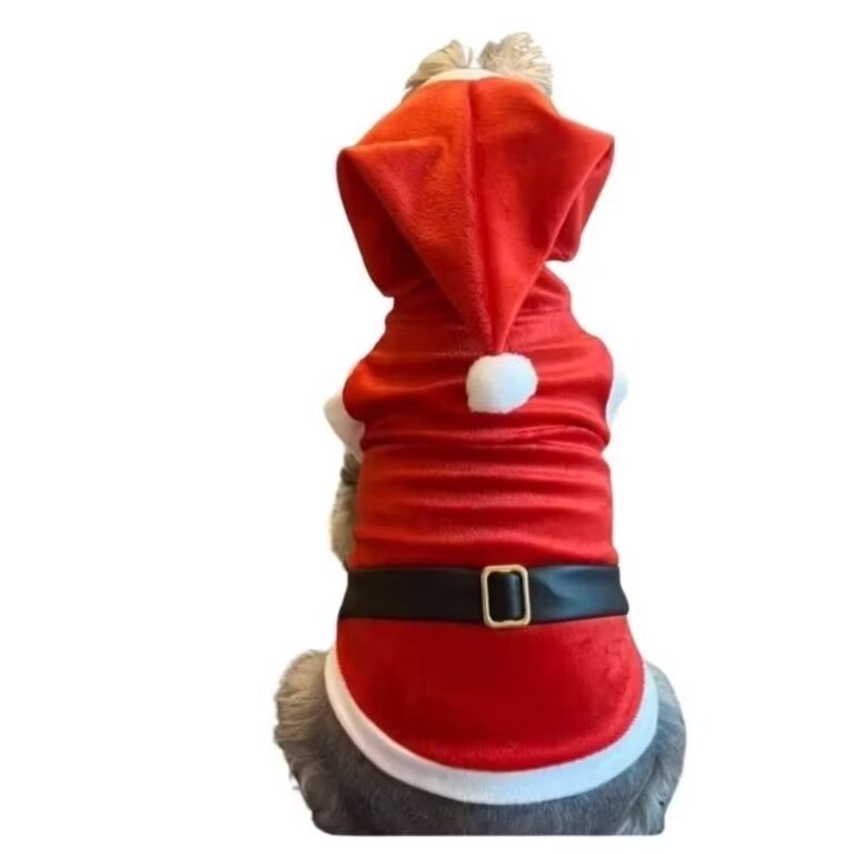 Roupa de Papai Noel para cachorro fantasia de papa