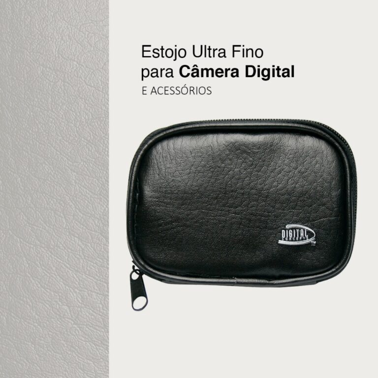 Estojo Compacto Ultra Fino Para Câmera Digital E 
